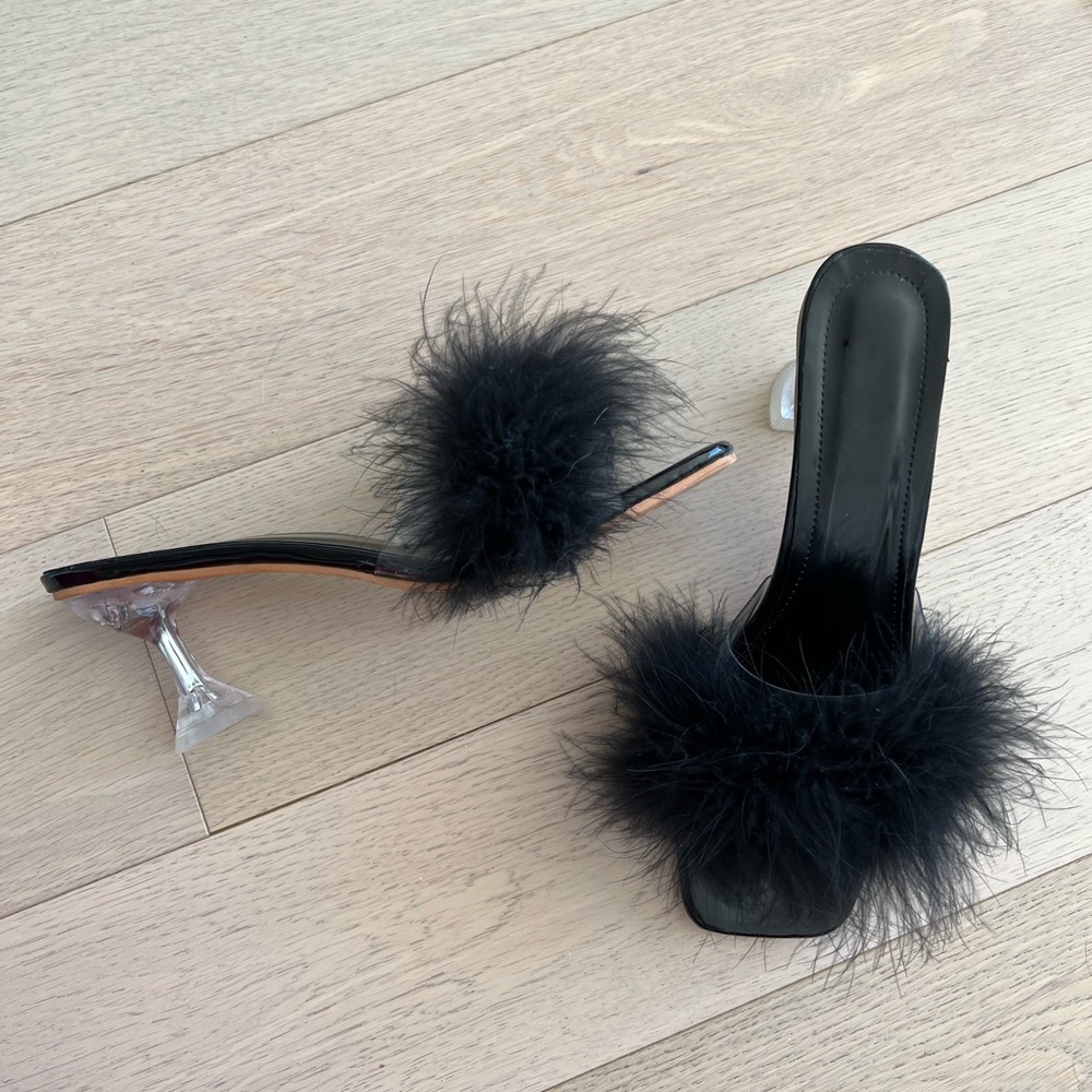 Feather heels like new size 8